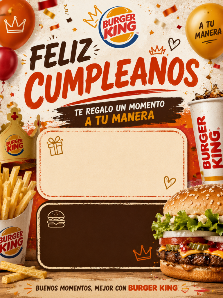 Cumpleaños Fútbol BurgerKing