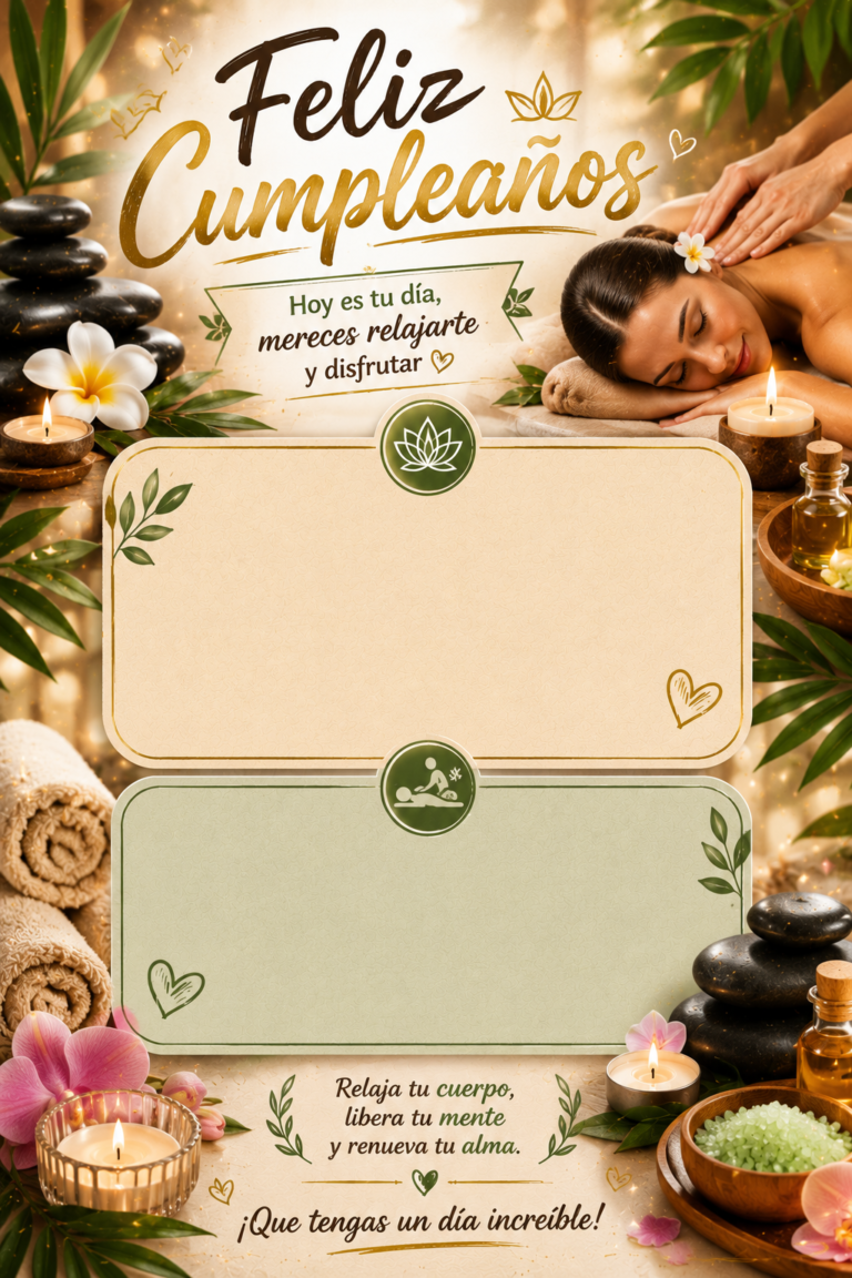 Cumpleaños Spa & masaje