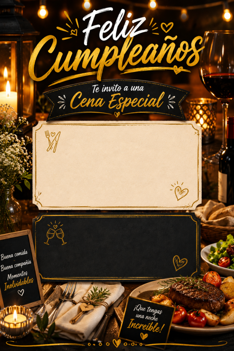 Cumpleaños Cena especial